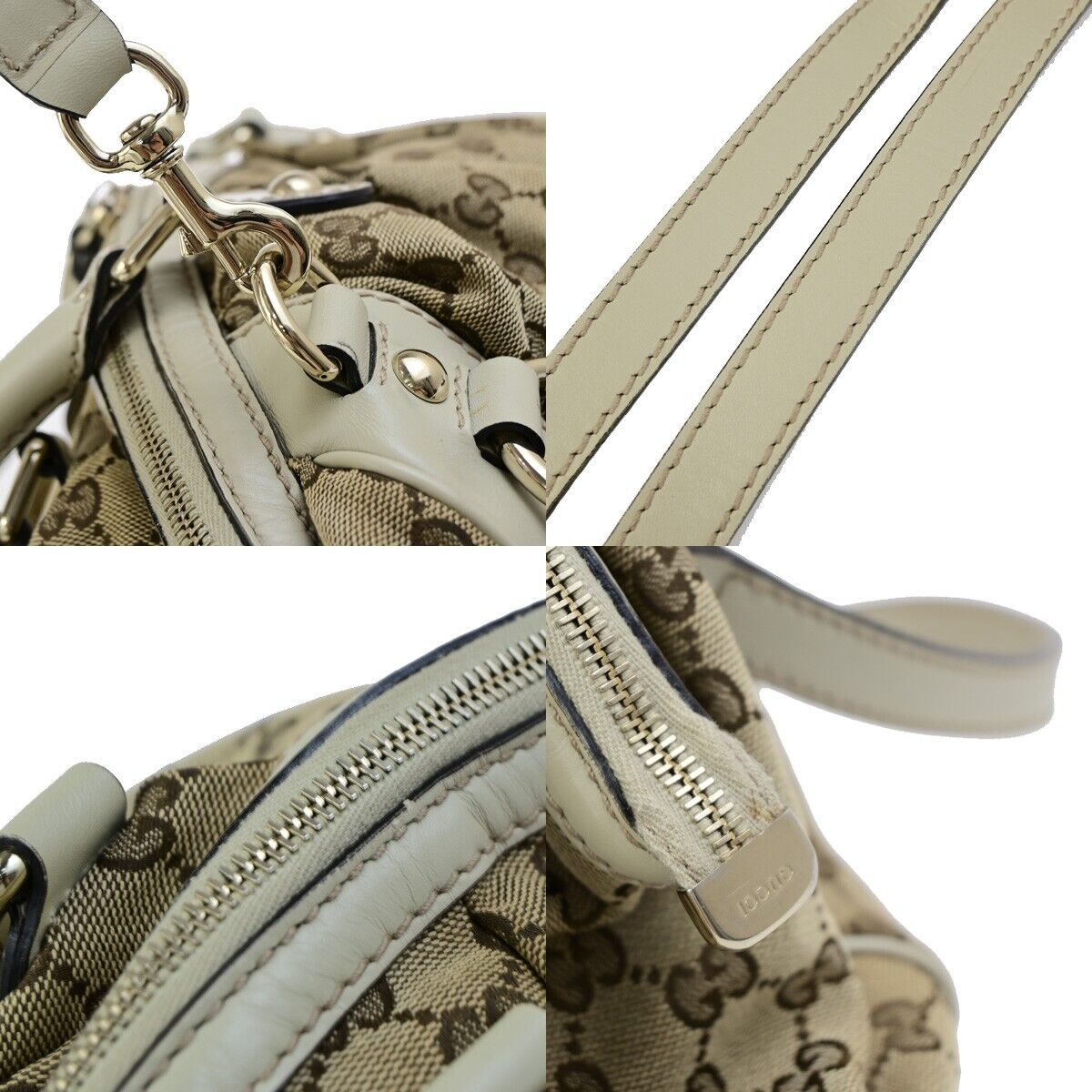 Gucci Sukey Brown Canvas Shoulder Bag