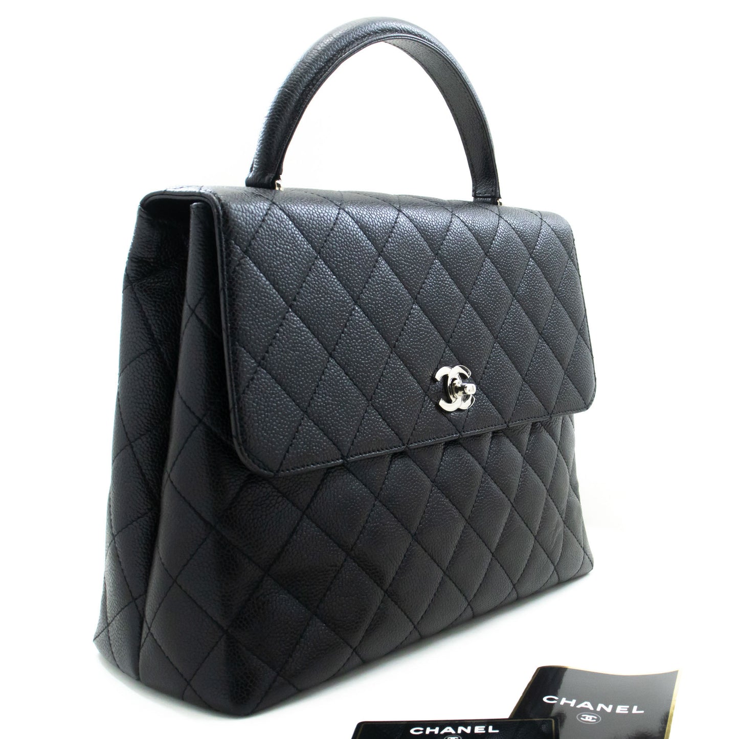 Chanel Coco Handle Black Leather Shoulder Bag