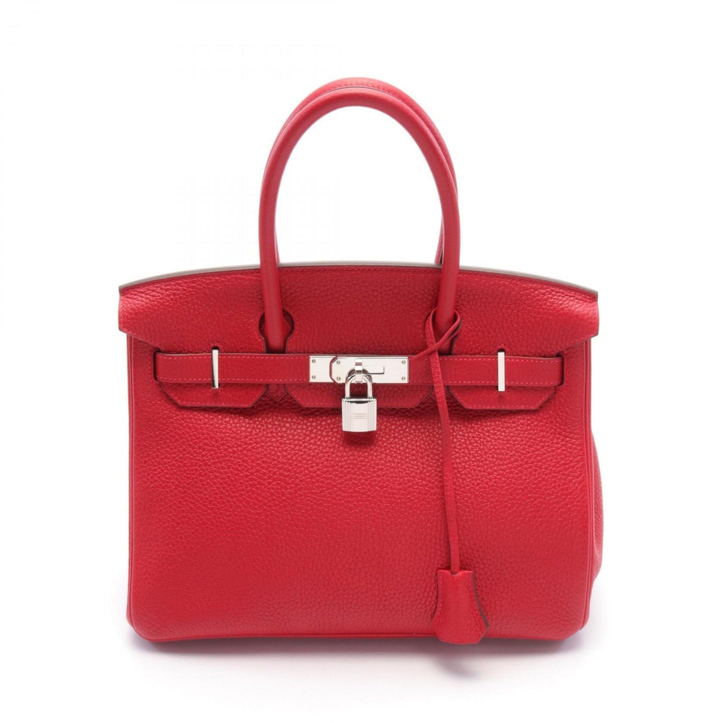 Hermès Birkin 30 Red Leather Hand Bag