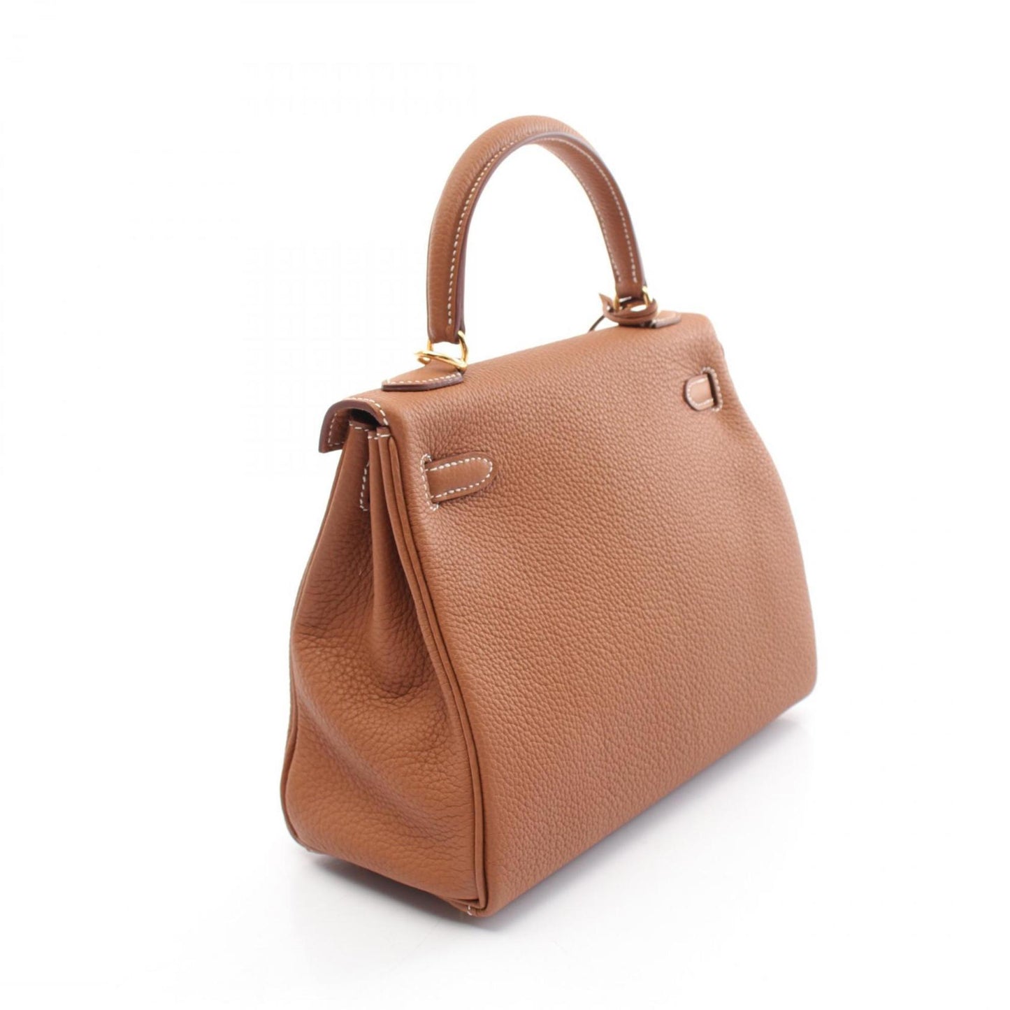 Hermès Kelly 25 Brown Leather Hand Bag