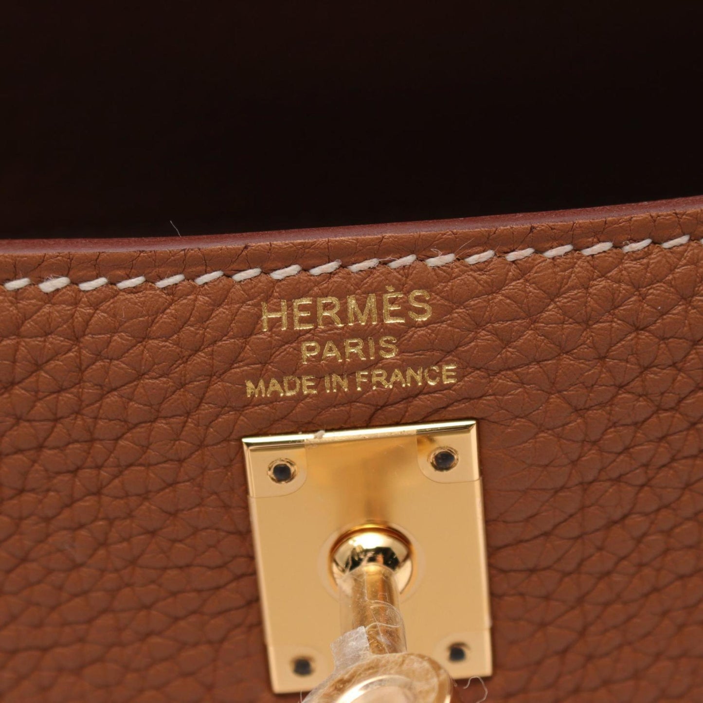 Hermès Kelly 25 Brown Leather Hand Bag