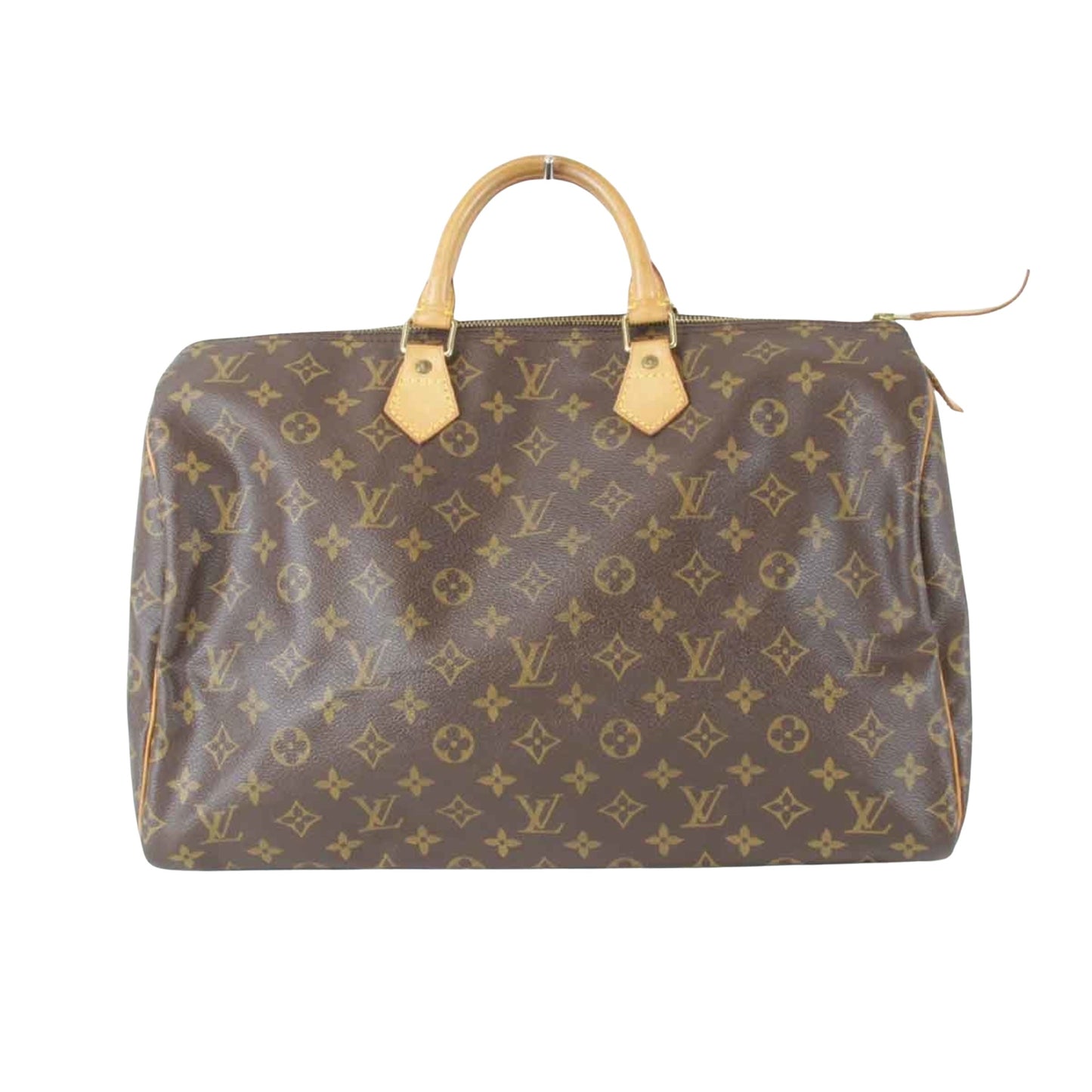 Louis Vuitton Speedy 40 Brown Canvas Travel Bag