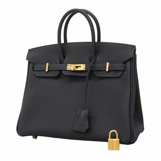 Hermès Birkin 25 Black Leather Hand Bag