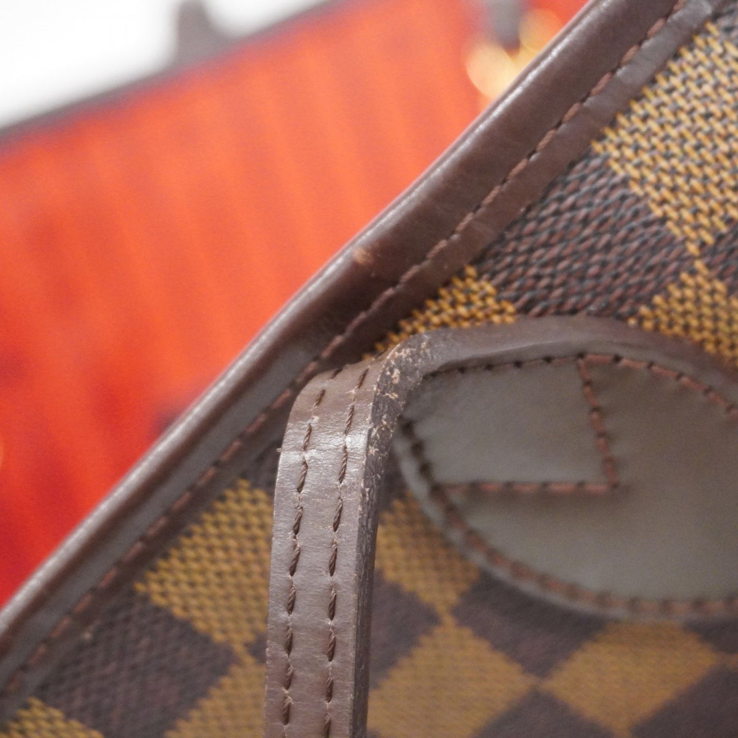 Louis Vuitton Neverfull MM Brown Canvas Tote Bag