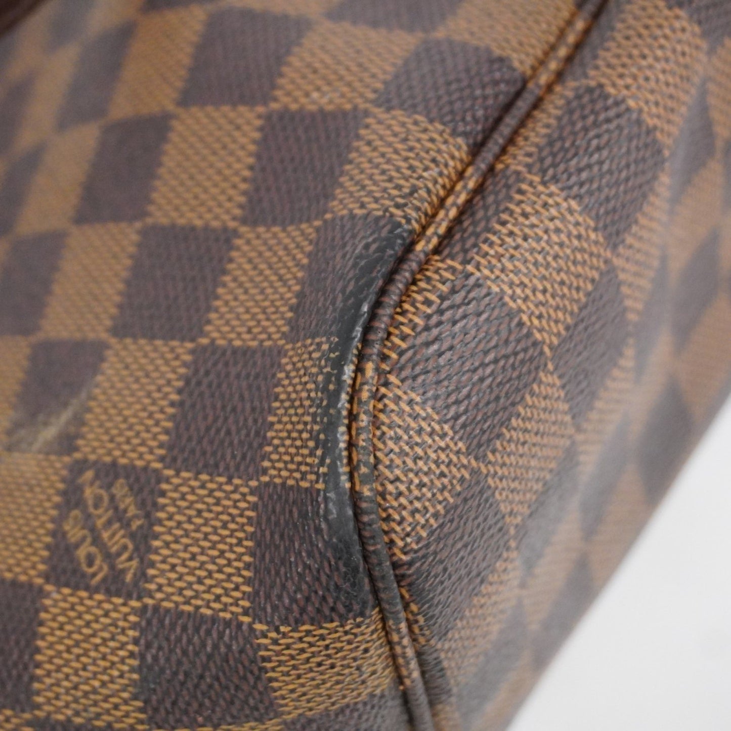 Louis Vuitton Neverfull MM Brown Canvas Tote Bag