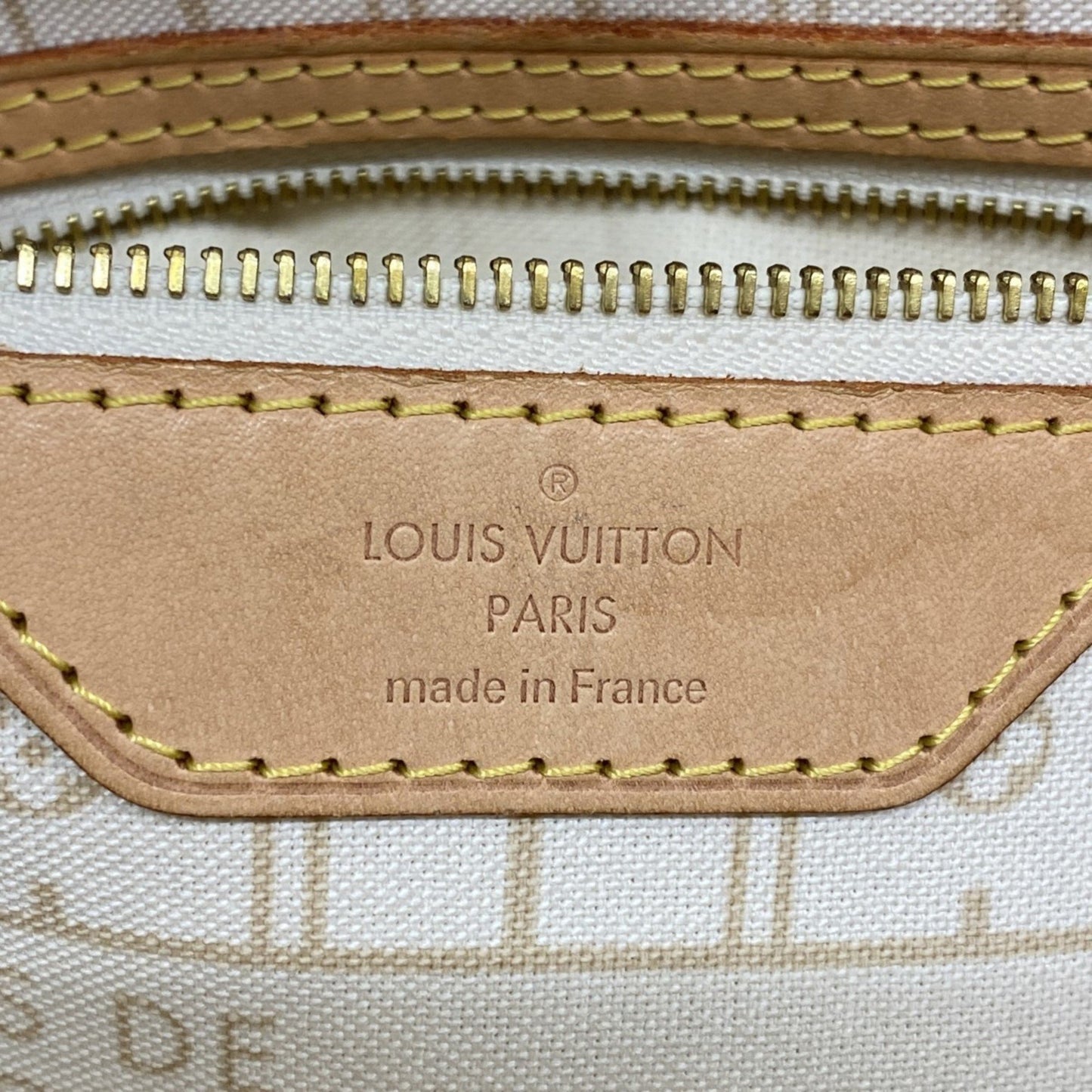 Louis Vuitton Neverfull PM White Canvas Tote Bag