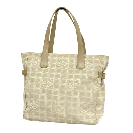 Chanel Travel line Beige Synthetic Tote Bag