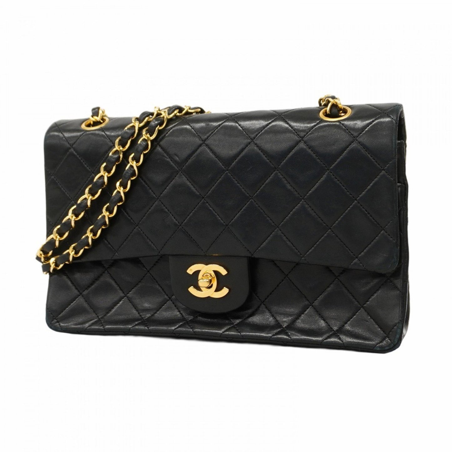 Chanel Timeless Black Leather Shoulder Bag