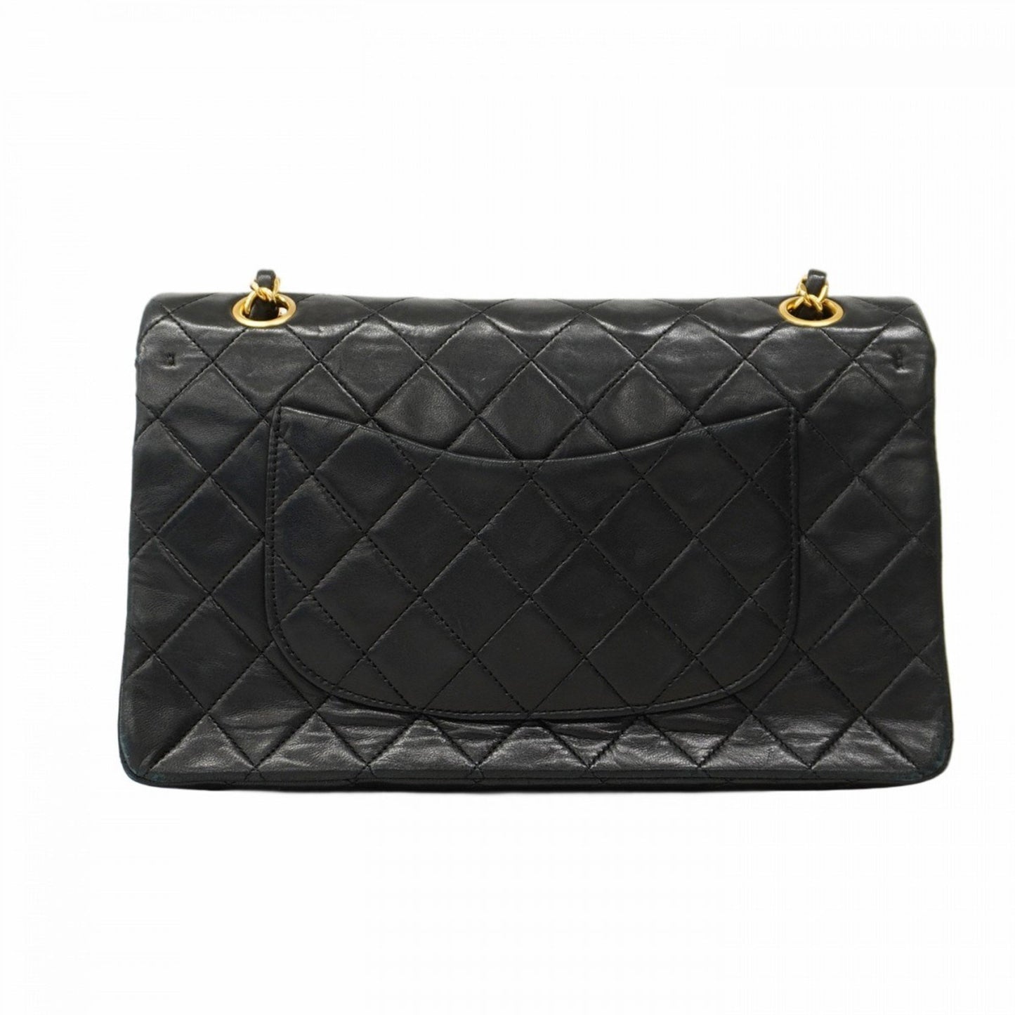 Chanel Timeless Black Leather Shoulder Bag