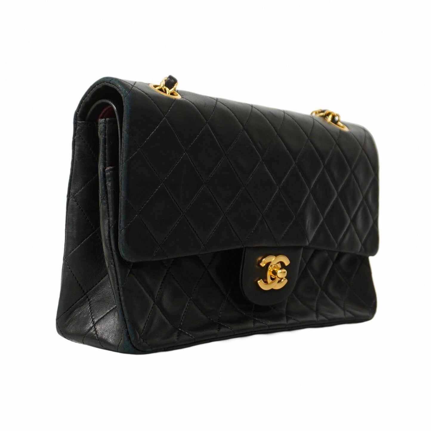 Chanel Timeless Black Leather Shoulder Bag