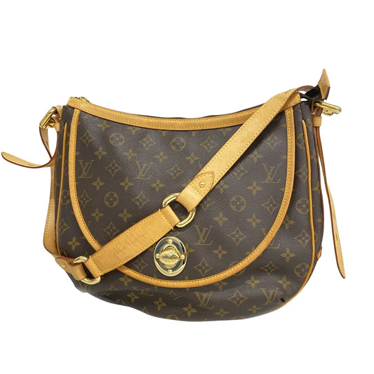 Louis Vuitton Tulum Brown Canvas Shoulder Bag