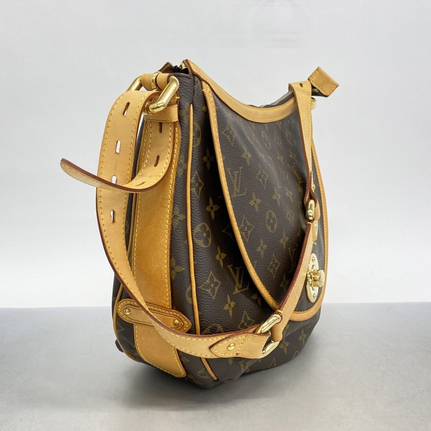 Louis Vuitton Tulum Brown Canvas Shoulder Bag