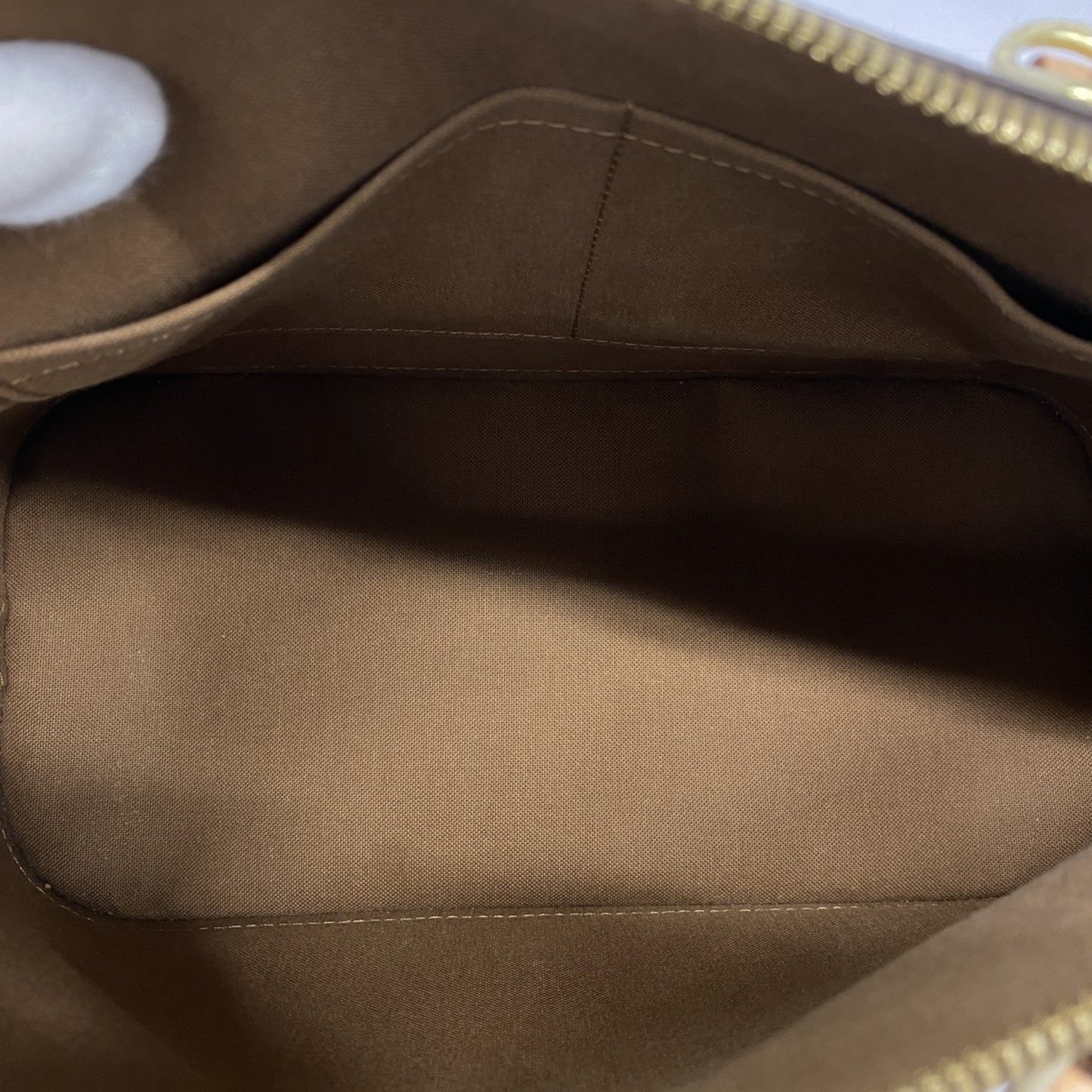 Louis Vuitton Alma Brown Canvas Hand Bag