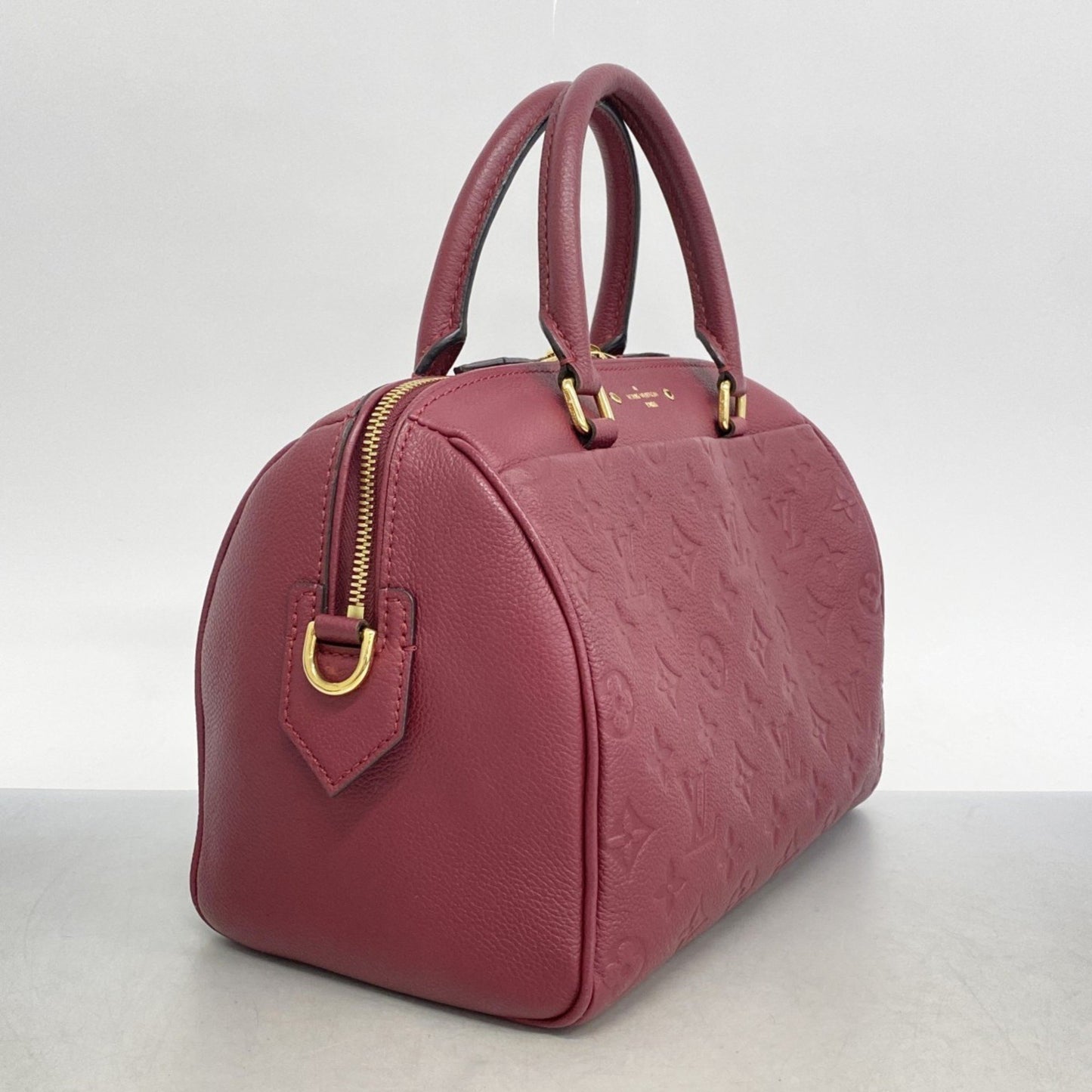 Louis Vuitton Speedy bandoulière 25 Burgundy Leather Hand Bag