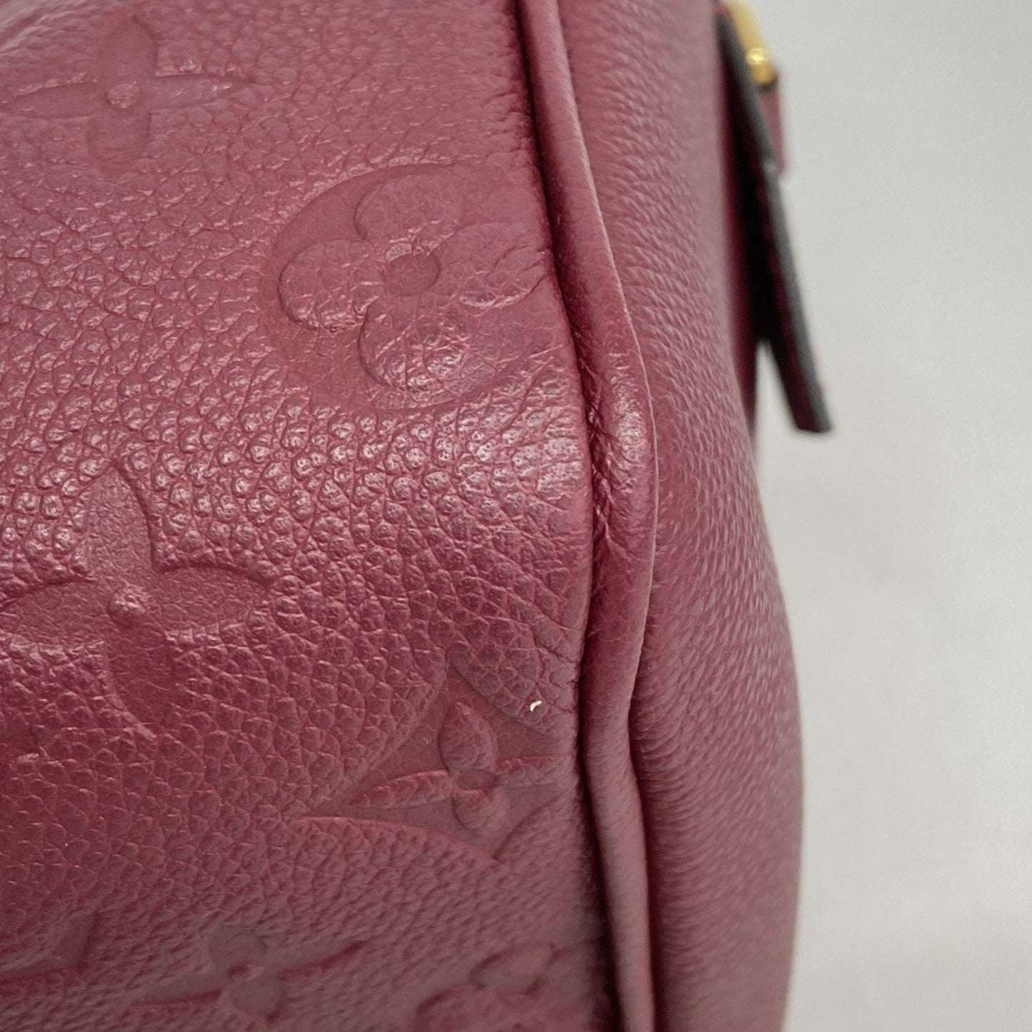 Louis Vuitton Speedy bandoulière 25 Burgundy Leather Hand Bag