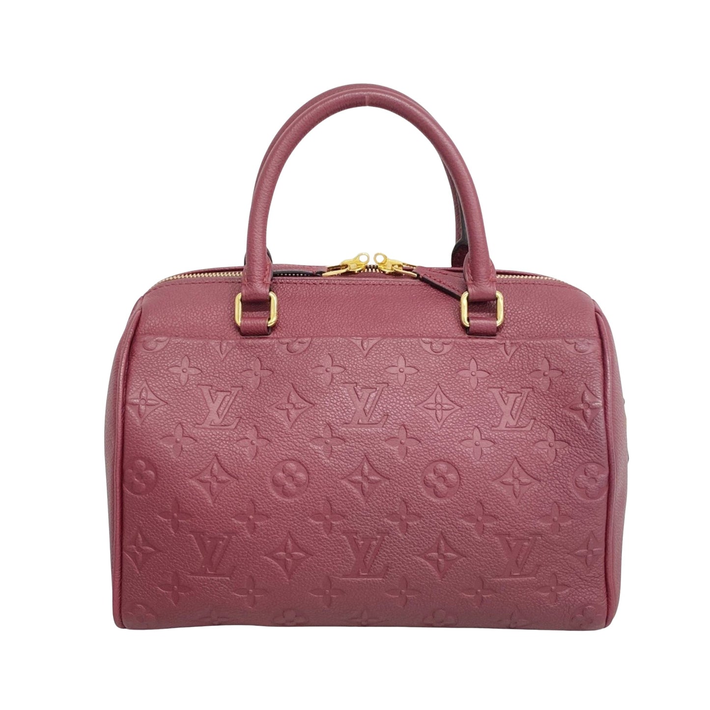 Louis Vuitton Speedy bandoulière 25 Burgundy Leather Hand Bag