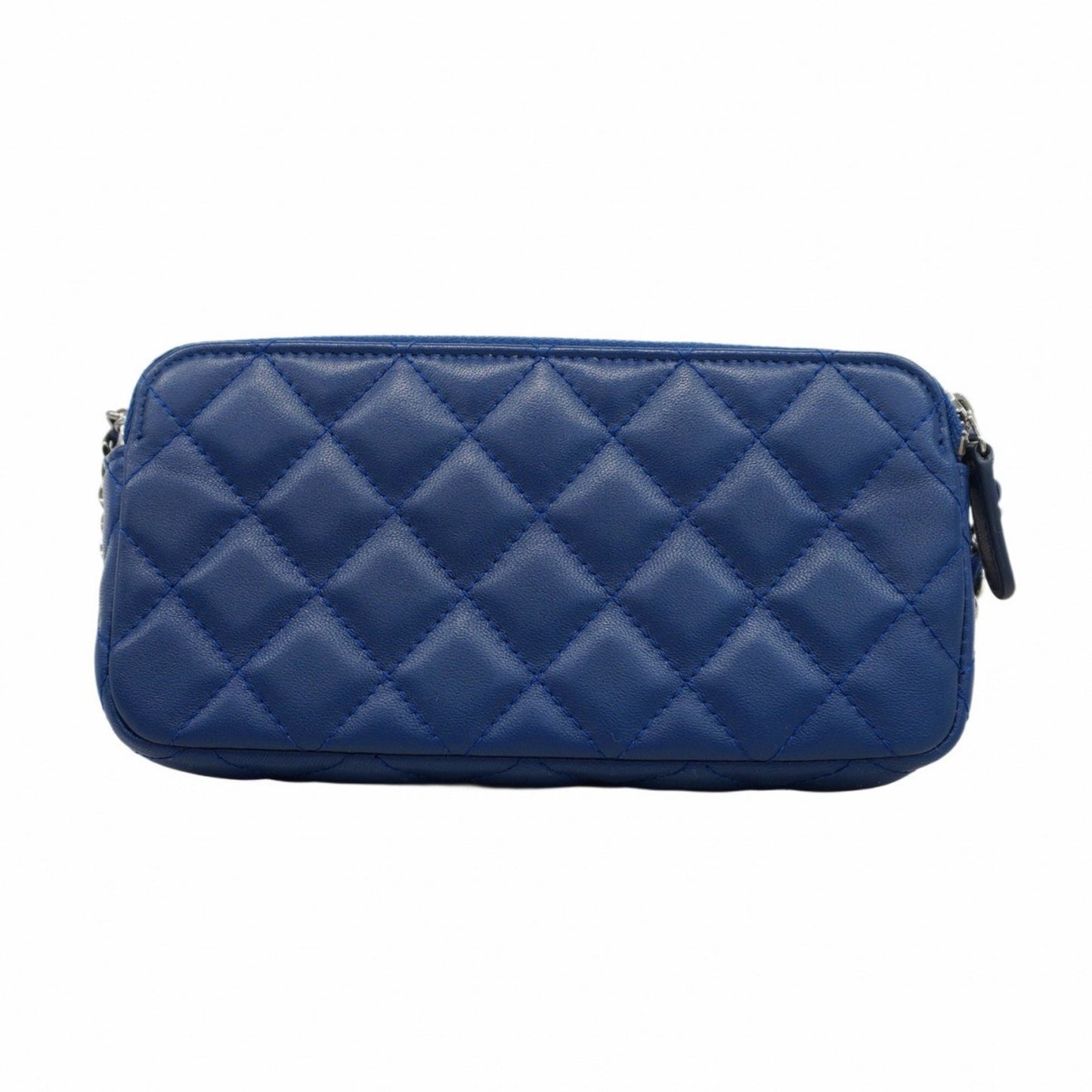 Chanel Wallet On Chain Navy Leather Shoulder Bag