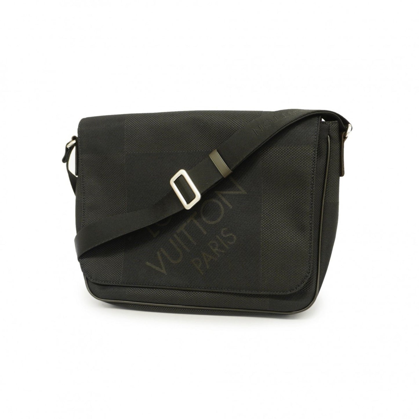 Louis Vuitton Petit messager Black Canvas Shoulder Bag