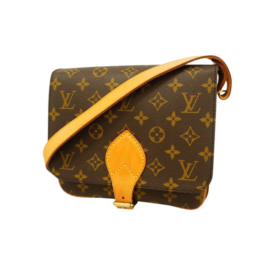 Louis Vuitton Cartouchière Brown Canvas Shoulder Bag