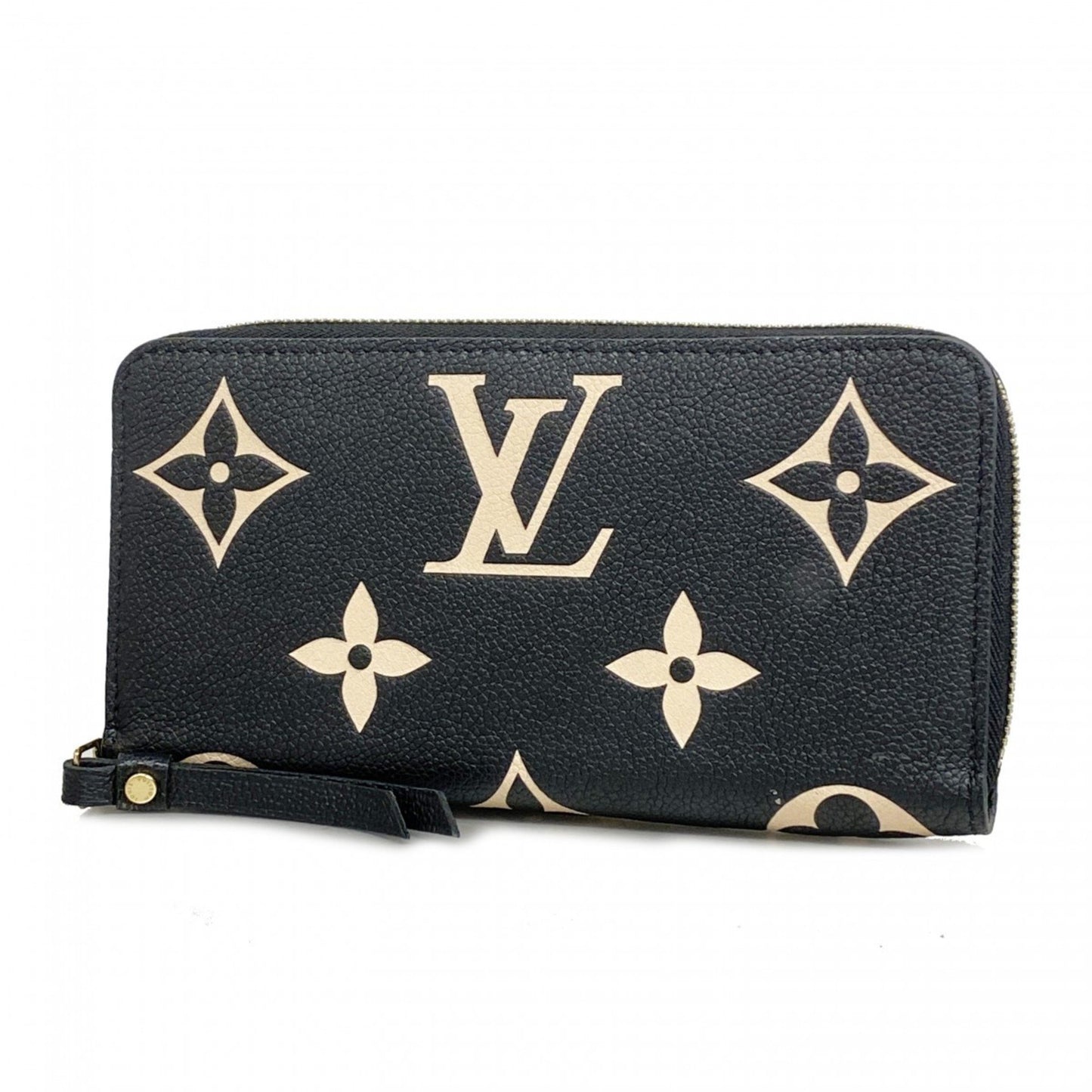 Louis Vuitton Portefeuille zippy Black Leather Wallet Accessories