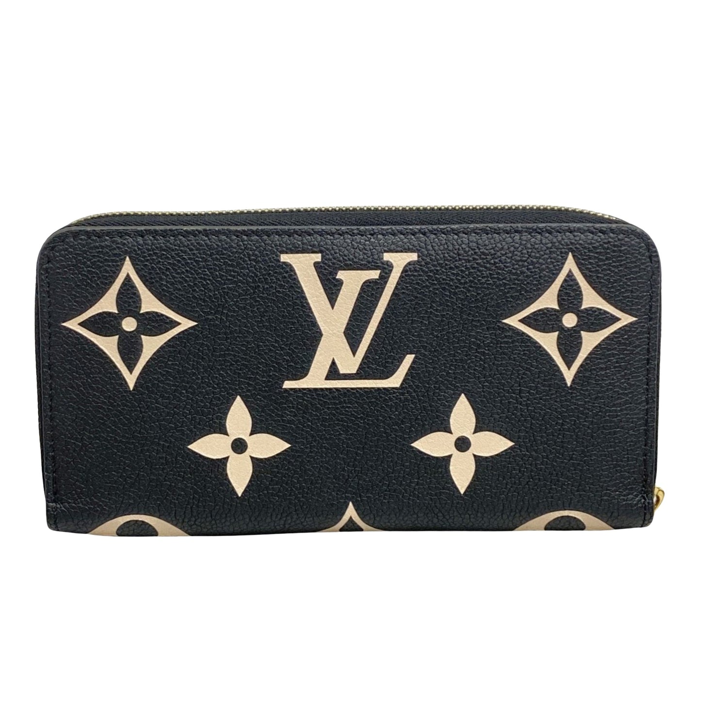 Louis Vuitton Portefeuille zippy Black Leather Wallet Accessories