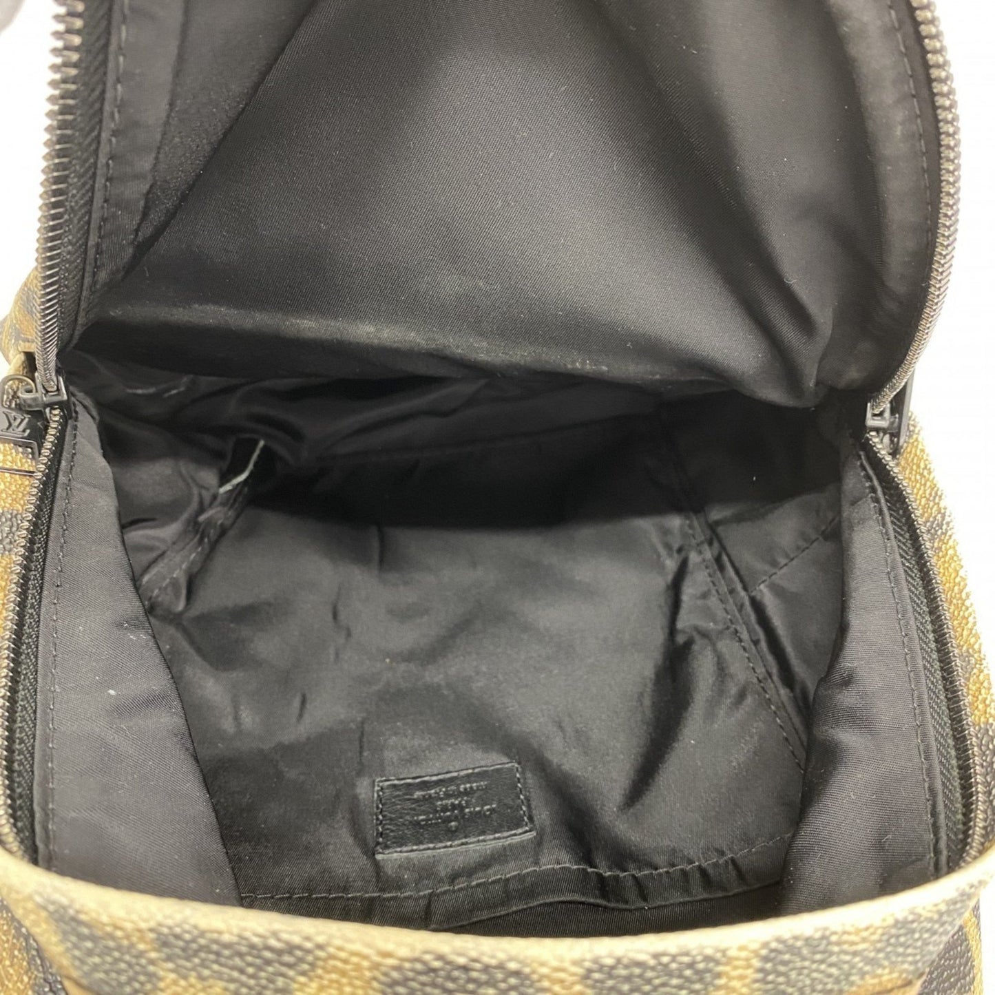 Louis Vuitton Black Canvas Backpack Bag