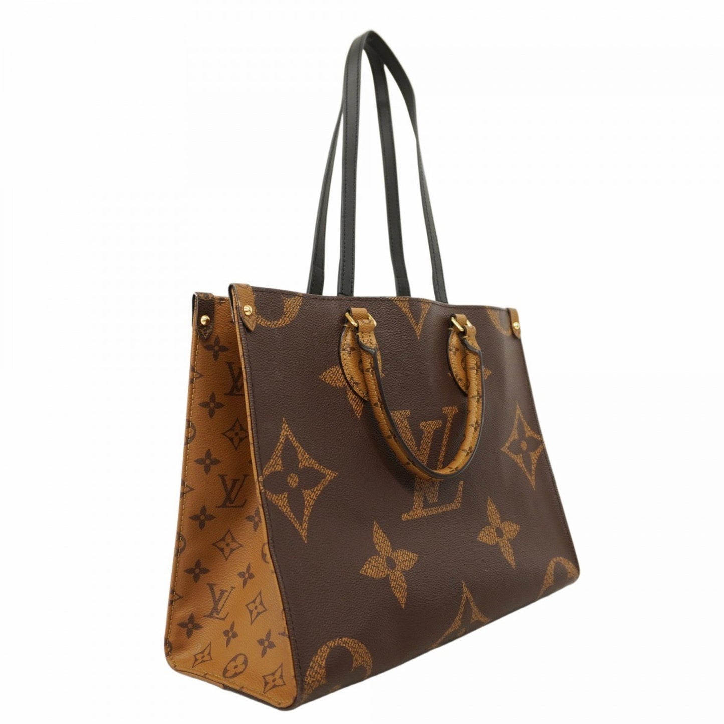 Louis Vuitton Onthego Brown Canvas Tote Bag