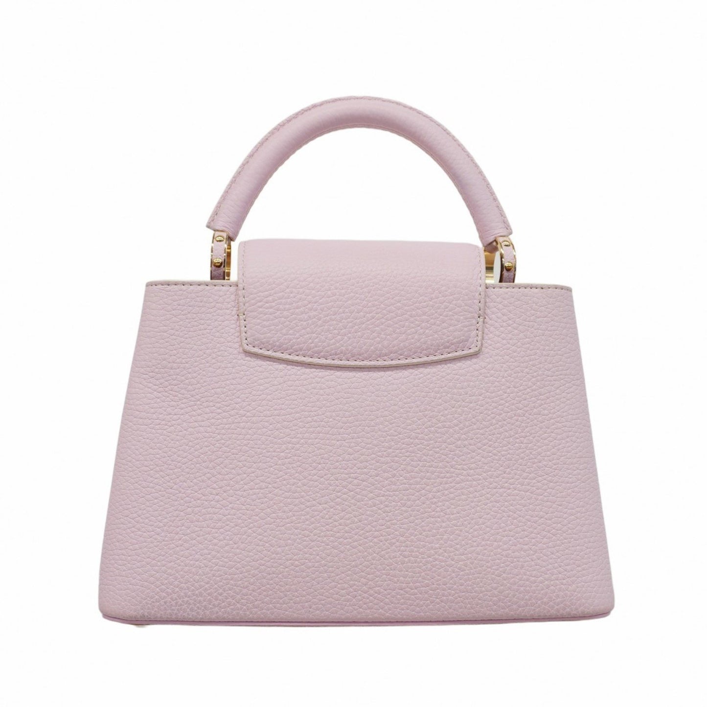 Louis Vuitton Capucines Pink Leather Hand Bag