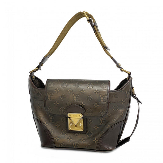 Louis Vuitton Brown Leather Shoulder Bag