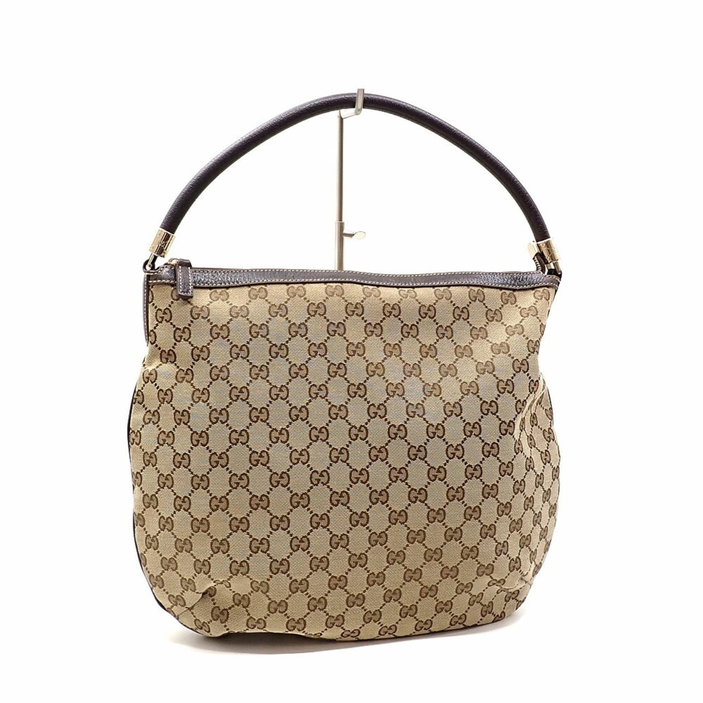 Gucci -- Beige Canvas Shoulder Bag