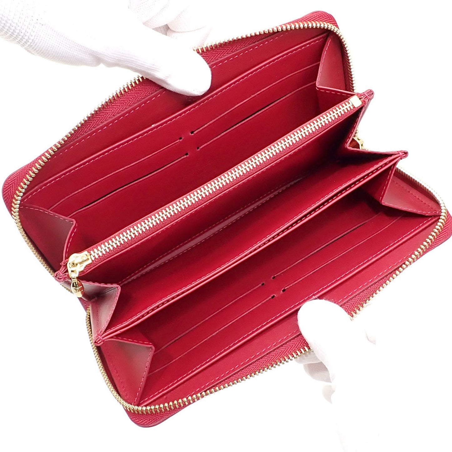 Louis Vuitton Red Patent Leather Wallet Accessories