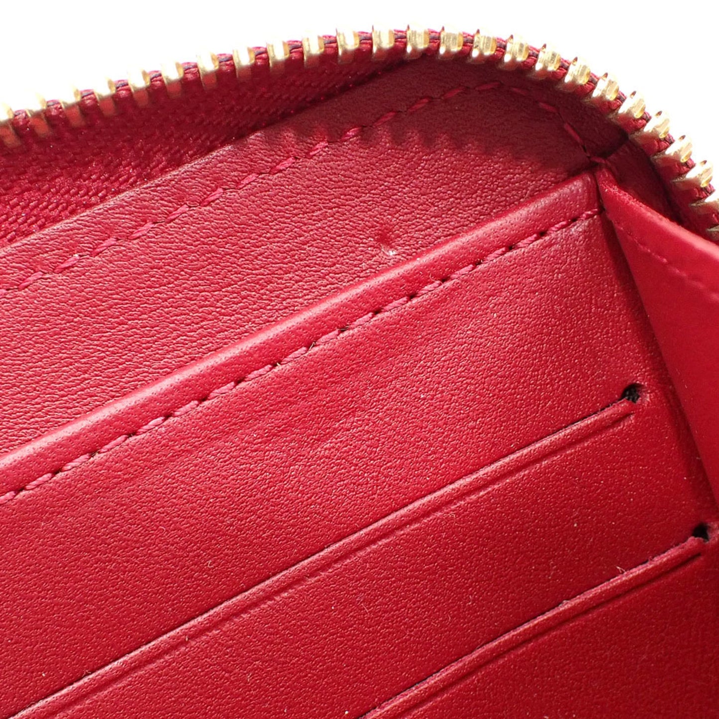 Louis Vuitton Red Patent Leather Wallet Accessories