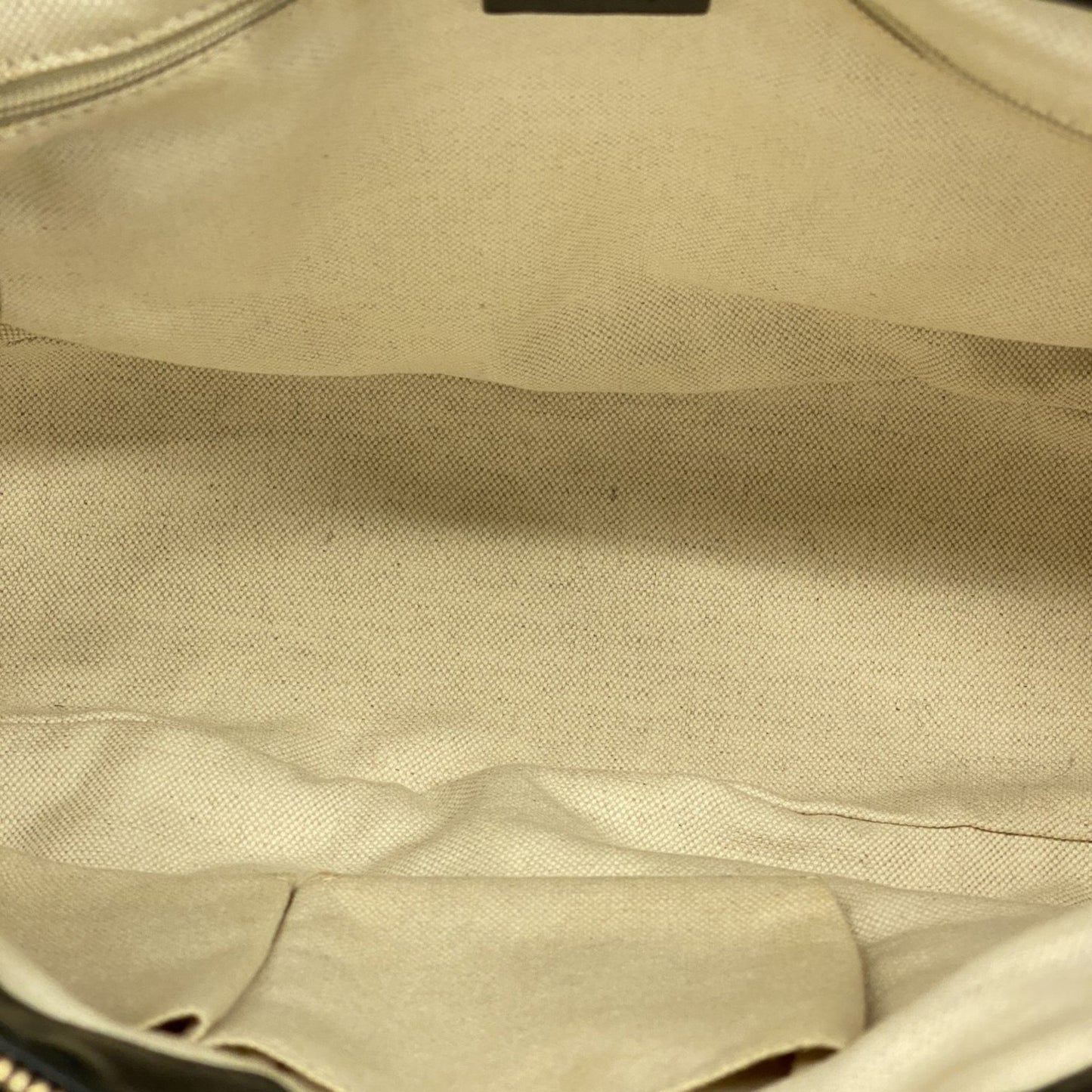 Gucci Sukey Beige Canvas Hand Bag