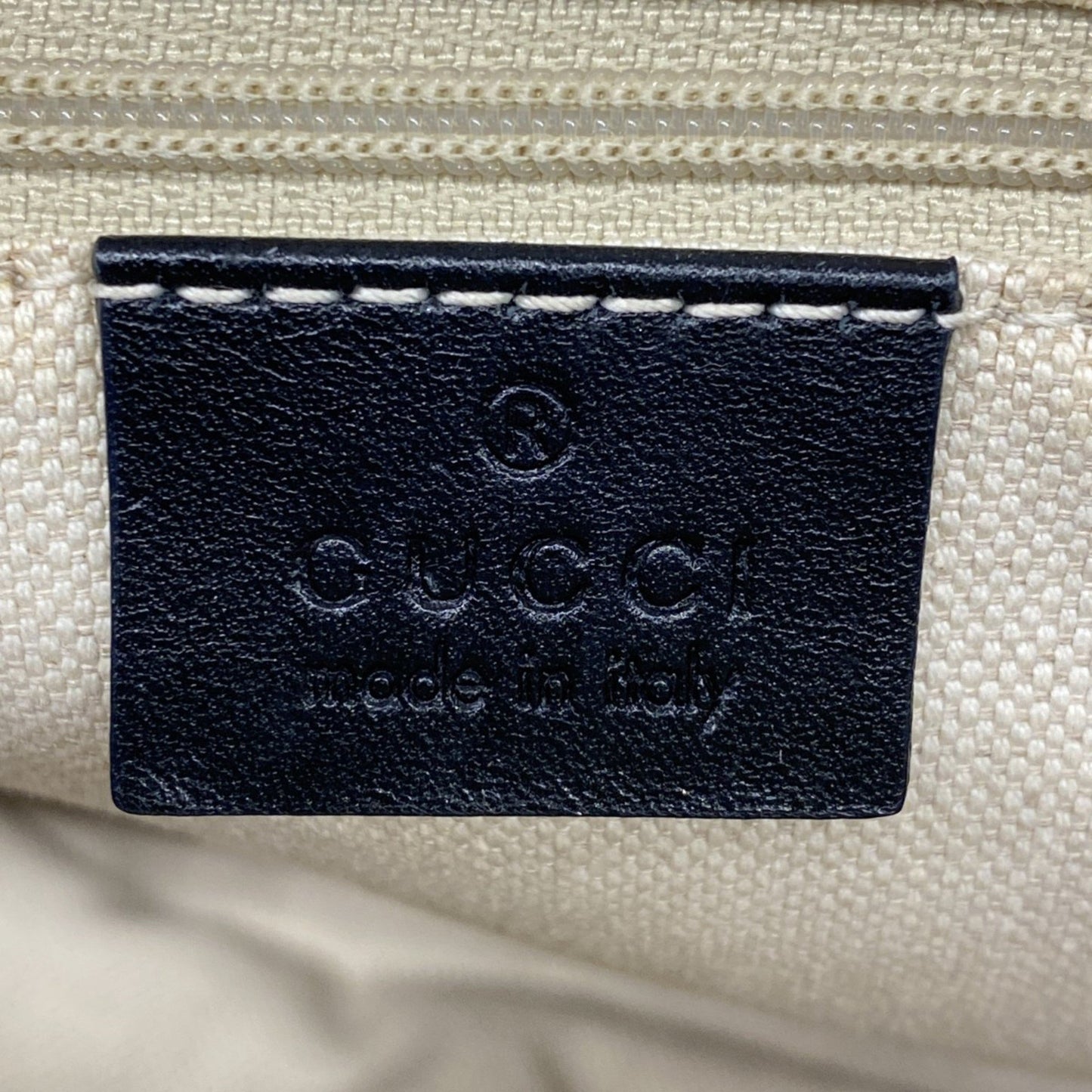 Gucci Sukey Beige Canvas Hand Bag