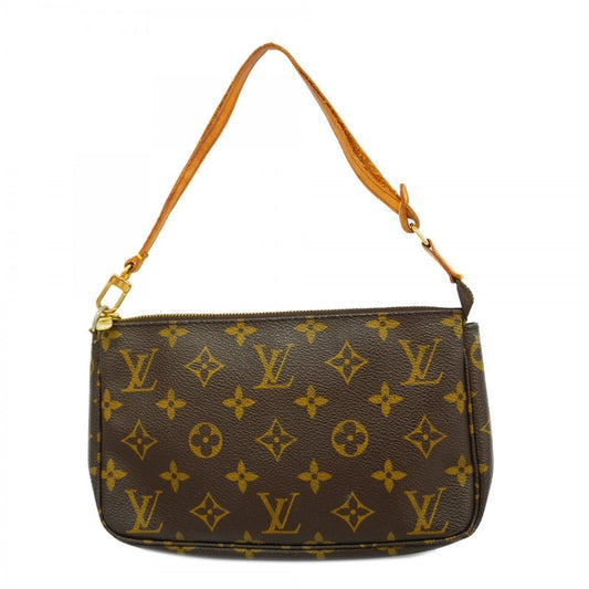 Louis Vuitton Pochette Accessoire Brown Canvas Clutch Bag