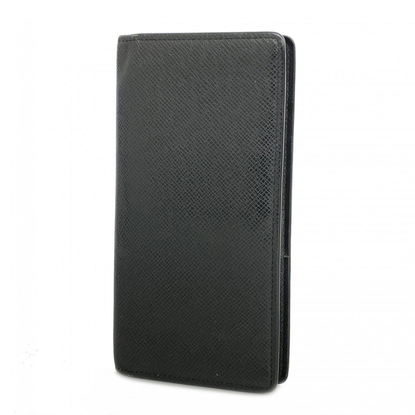 Louis Vuitton Taiga Black Leather Wallet Accessories