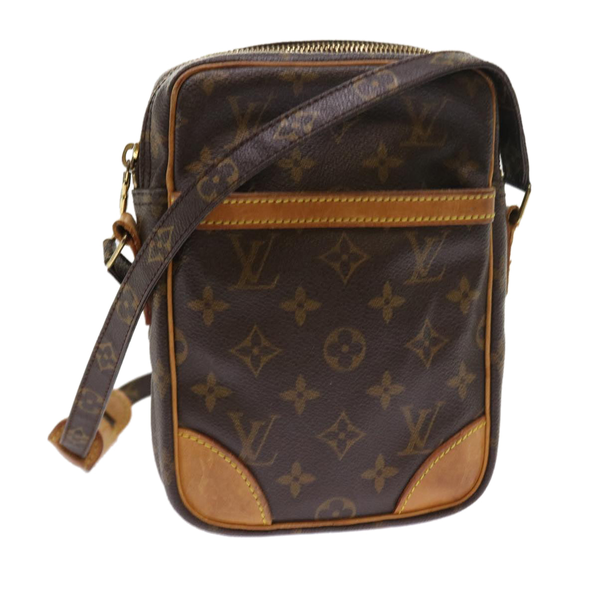 Louis Vuitton Danube Brown Canvas Shoulder Bag