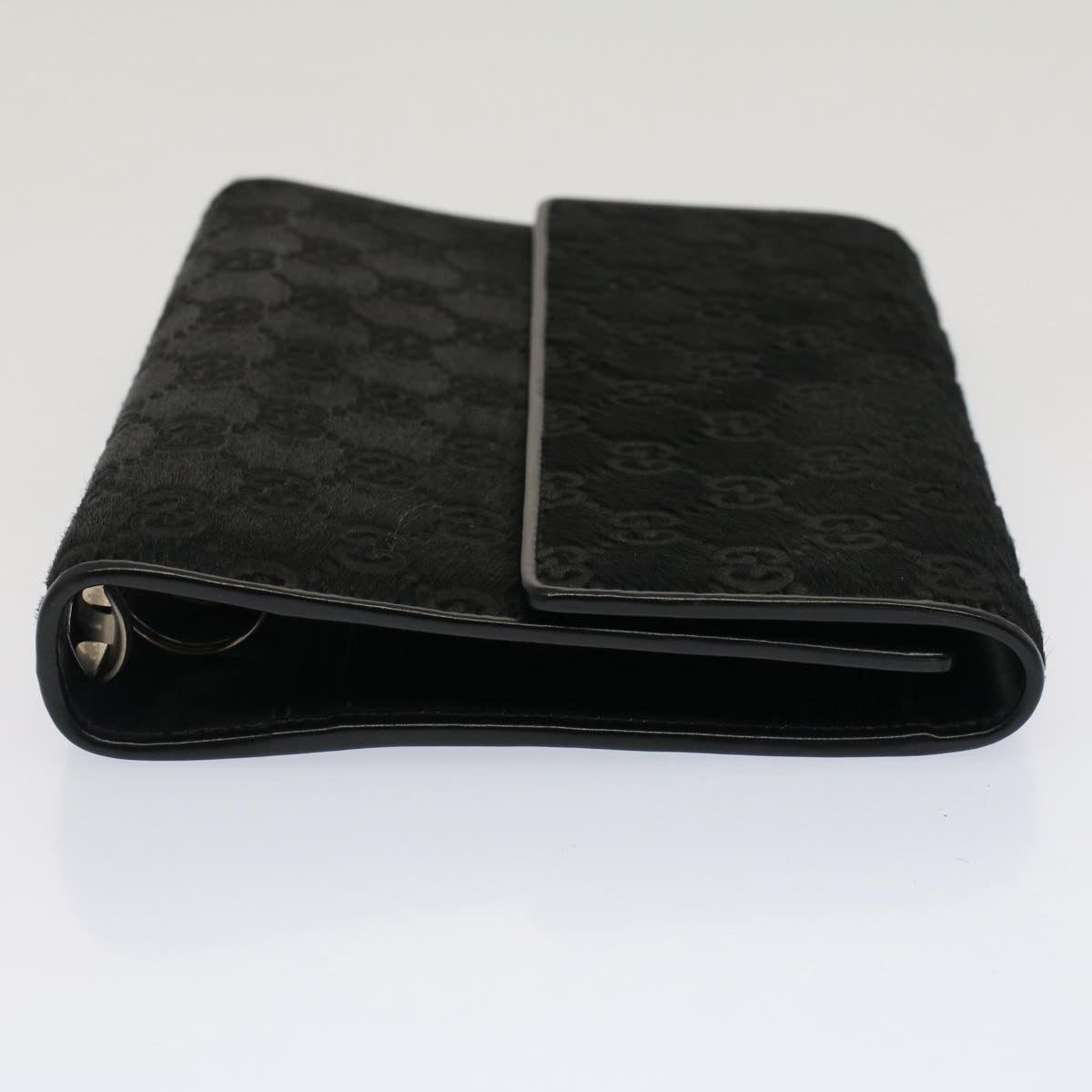 Gucci Demi lune Black Canvas Wallet Accessories