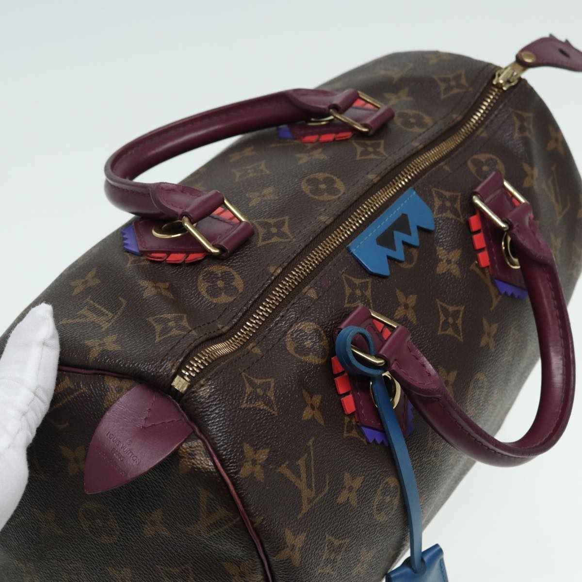 Louis Vuitton Speedy 30 Brown Canvas Hand Bag