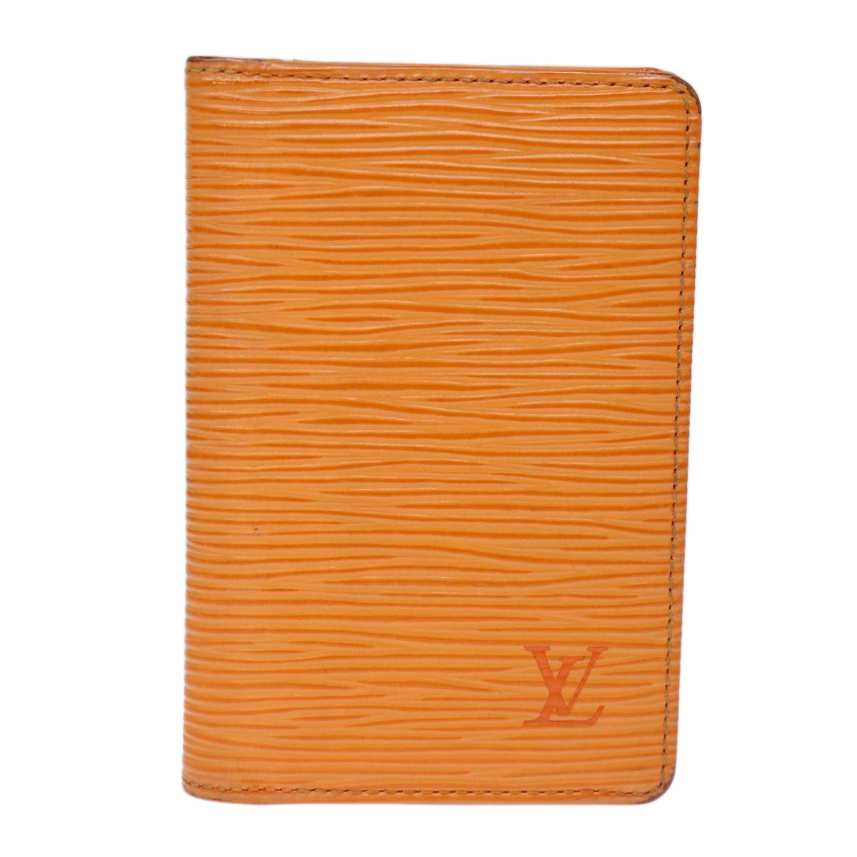 Louis Vuitton Organizer de poche Orange Leather Wallet Accessories