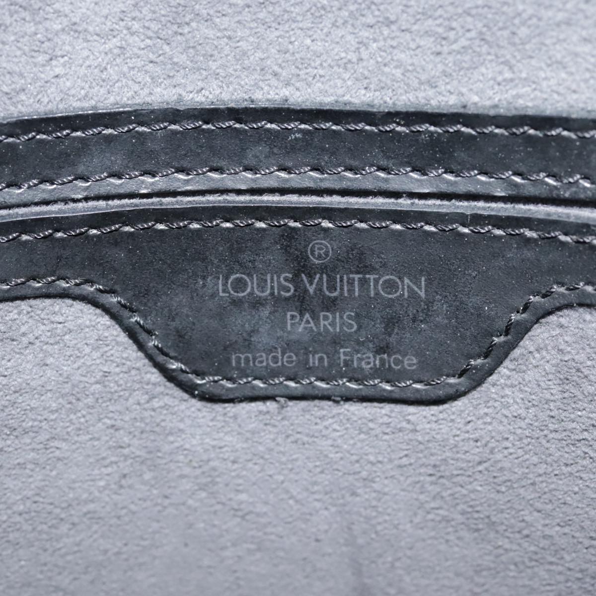 Louis Vuitton Saint Jacques Black Leather Hand Bag