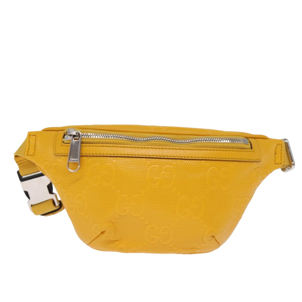 Gucci GG Jumbo Yellow Leather Shoulder Bag