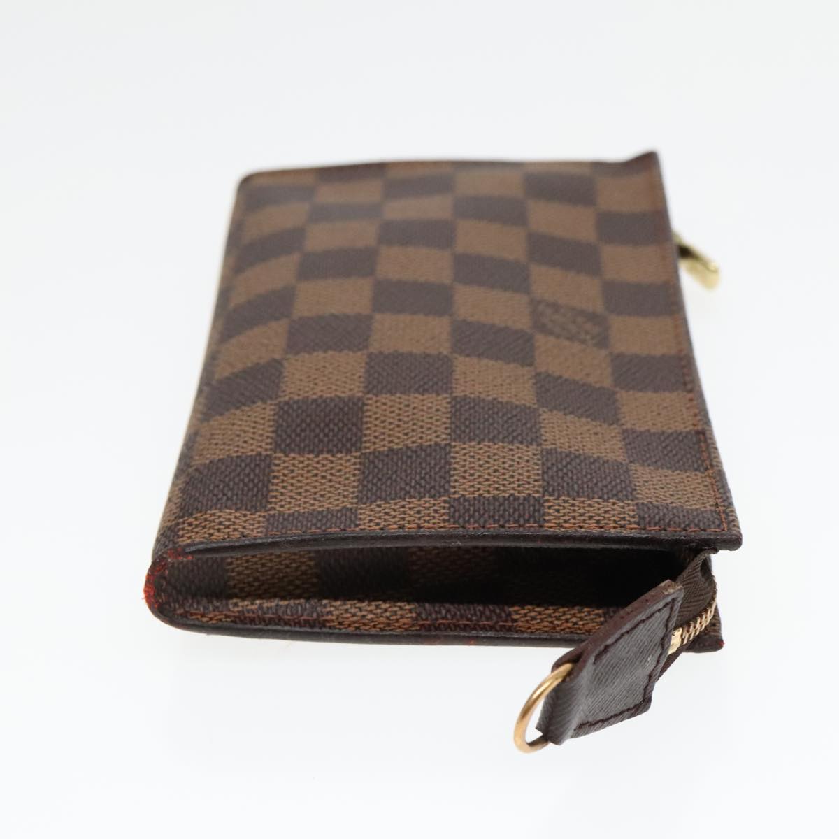 Louis Vuitton Trousse de Toilette 18 Brown Canvas Clutch Bag