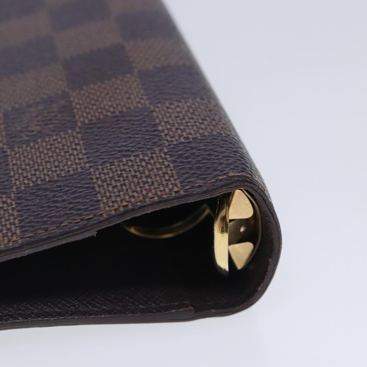 Louis Vuitton Agenda MM Brown Canvas Wallet Accessories