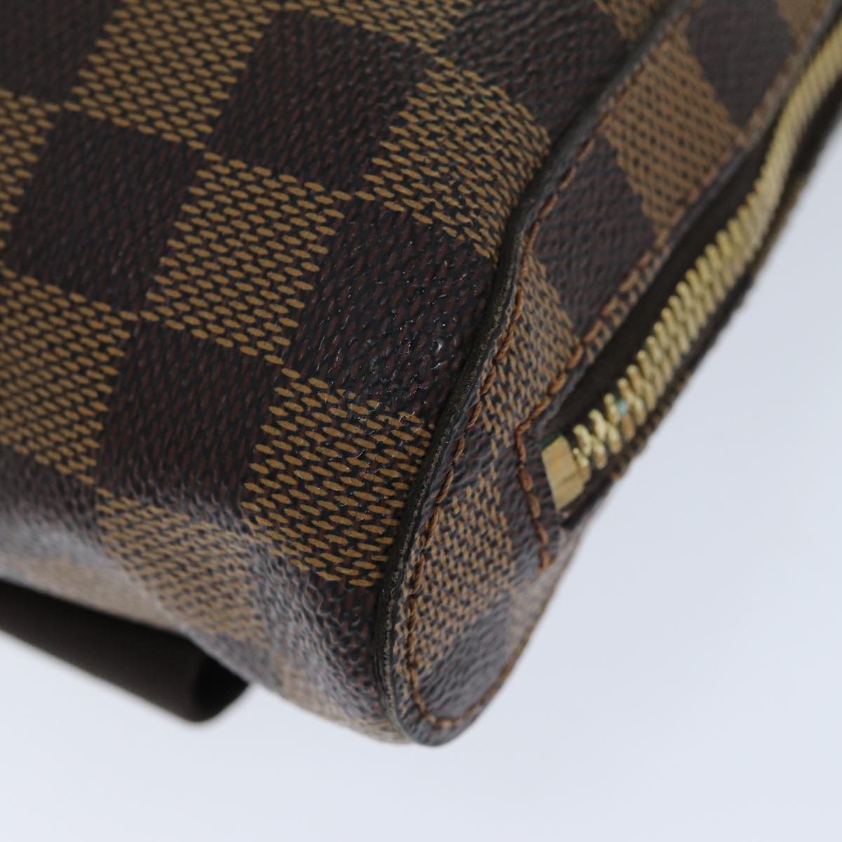 Louis Vuitton Geronimos Brown Canvas Clutch Bag