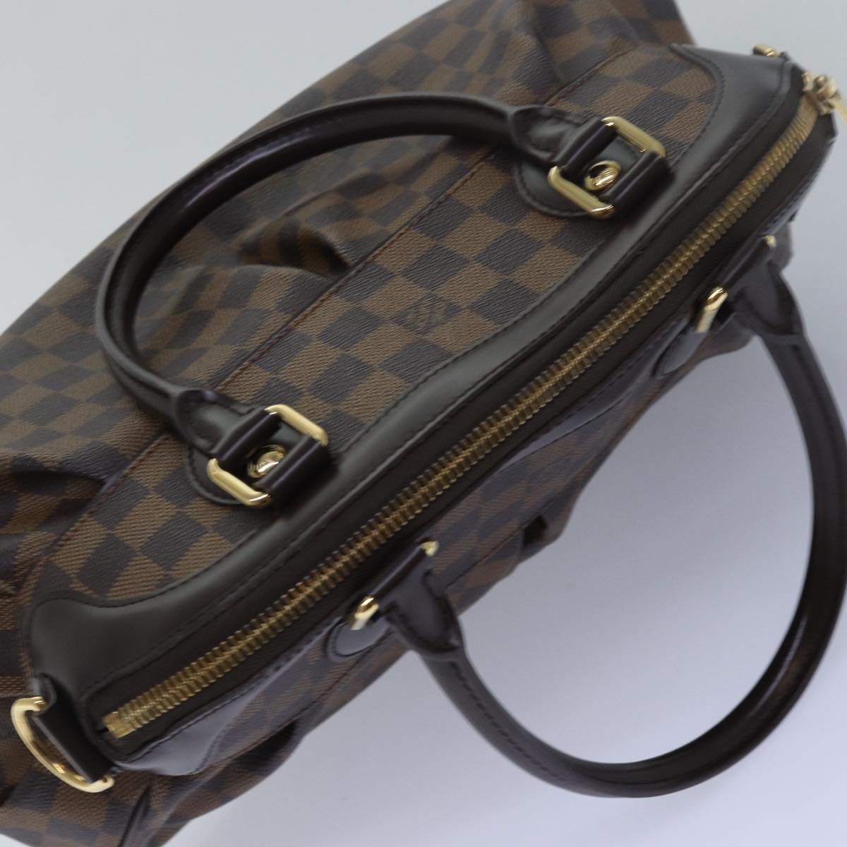 Louis Vuitton Trevi Brown Canvas Hand Bag