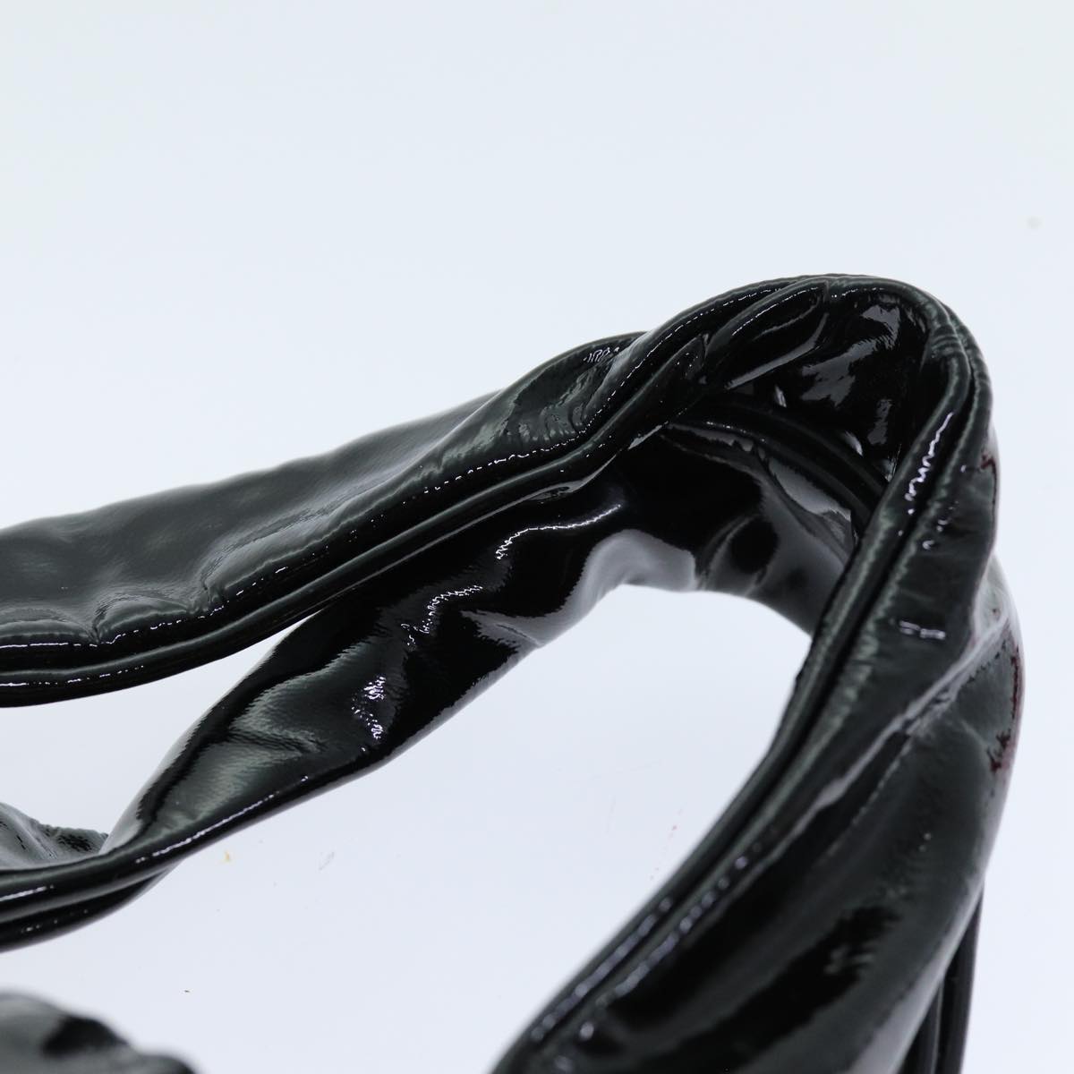 Gucci Hysteria Black Patent Leather Hand Bag