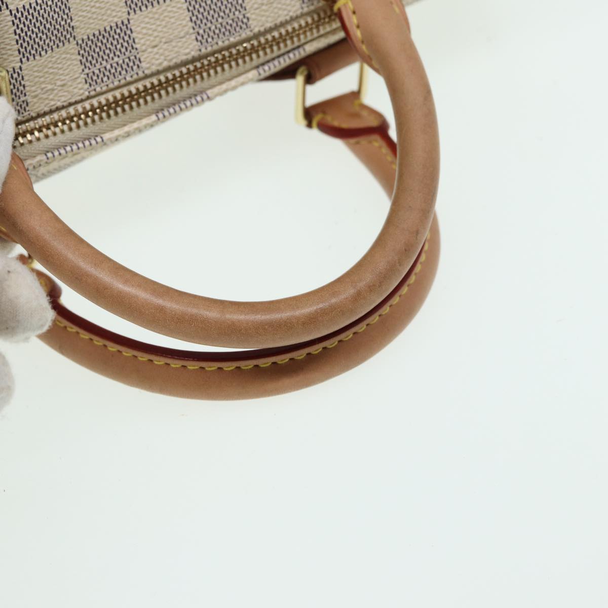 Louis Vuitton Speedy 30 White Canvas Hand Bag