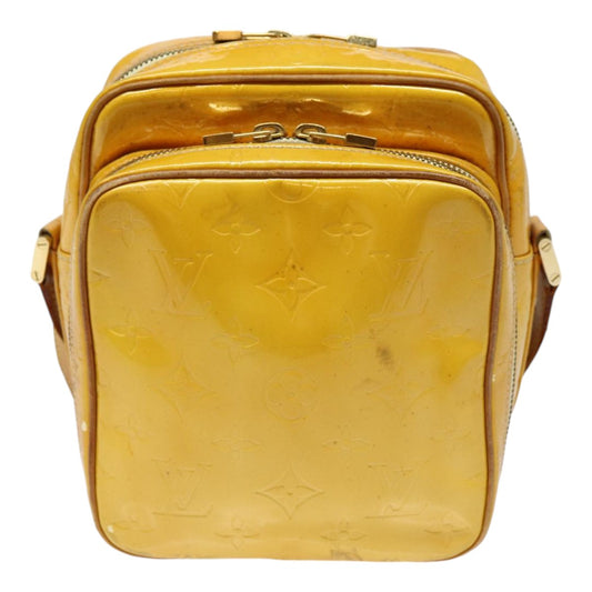 Louis Vuitton Wooster Yellow Patent Leather Shoulder Bag