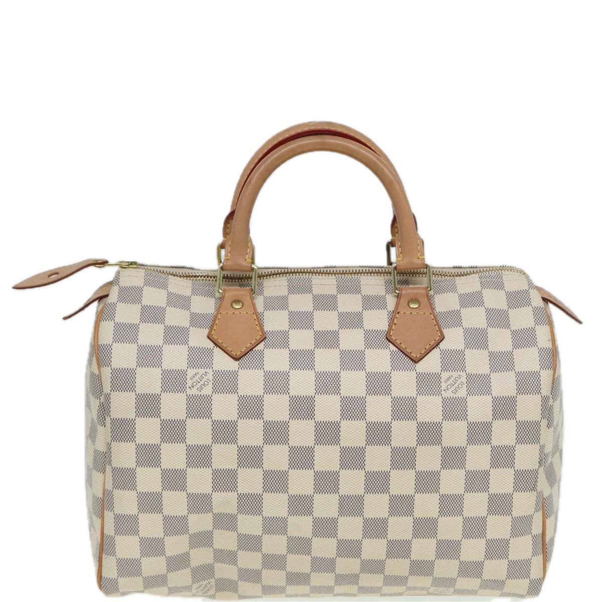 Louis Vuitton Speedy 30 White Canvas Hand Bag